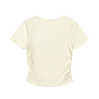 Stilled Waves Ruched Athletic Top