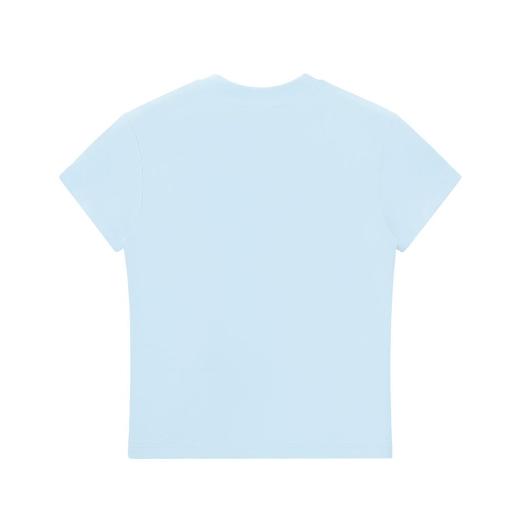 Stilled Waves Slim-Fit Women's Crewneck Tee