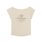 Stilled Waves Slim-Fit Wide Neck Top