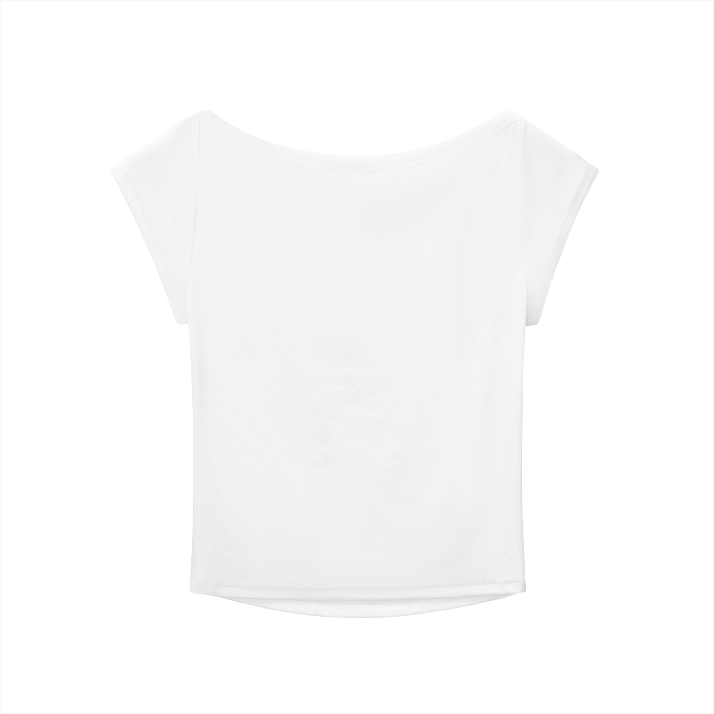 Stilled Waves Slim-Fit Wide Neck Top