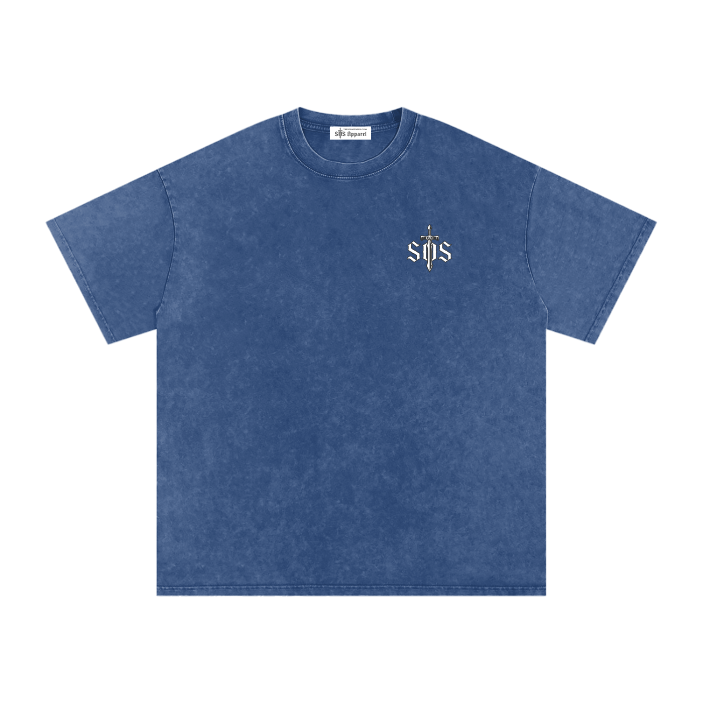 Root Cross Washed Out Oversized Tee