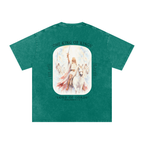 Rider coming with angels