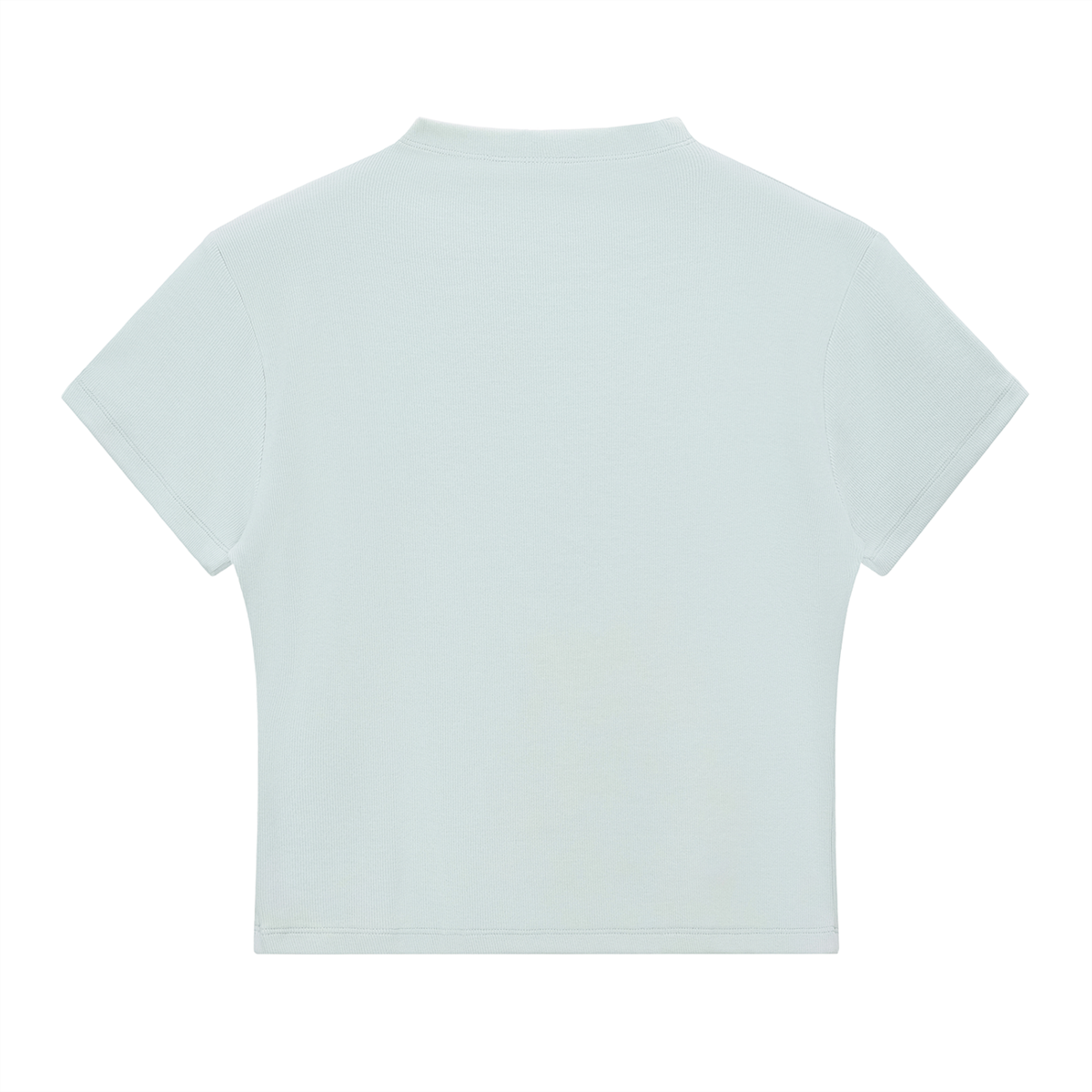 Stilled Wave Slim-Fit Mock Neck Top