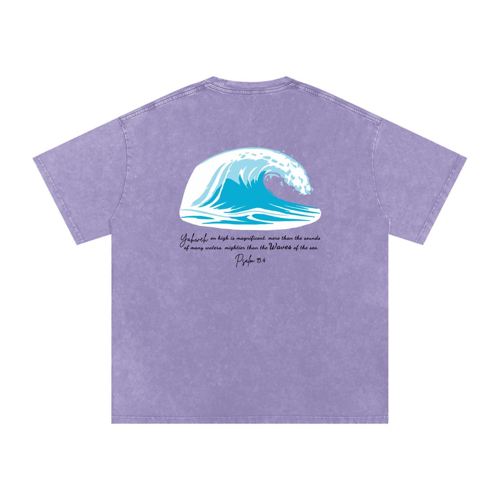 Wave Washed Out Oversized Tee
