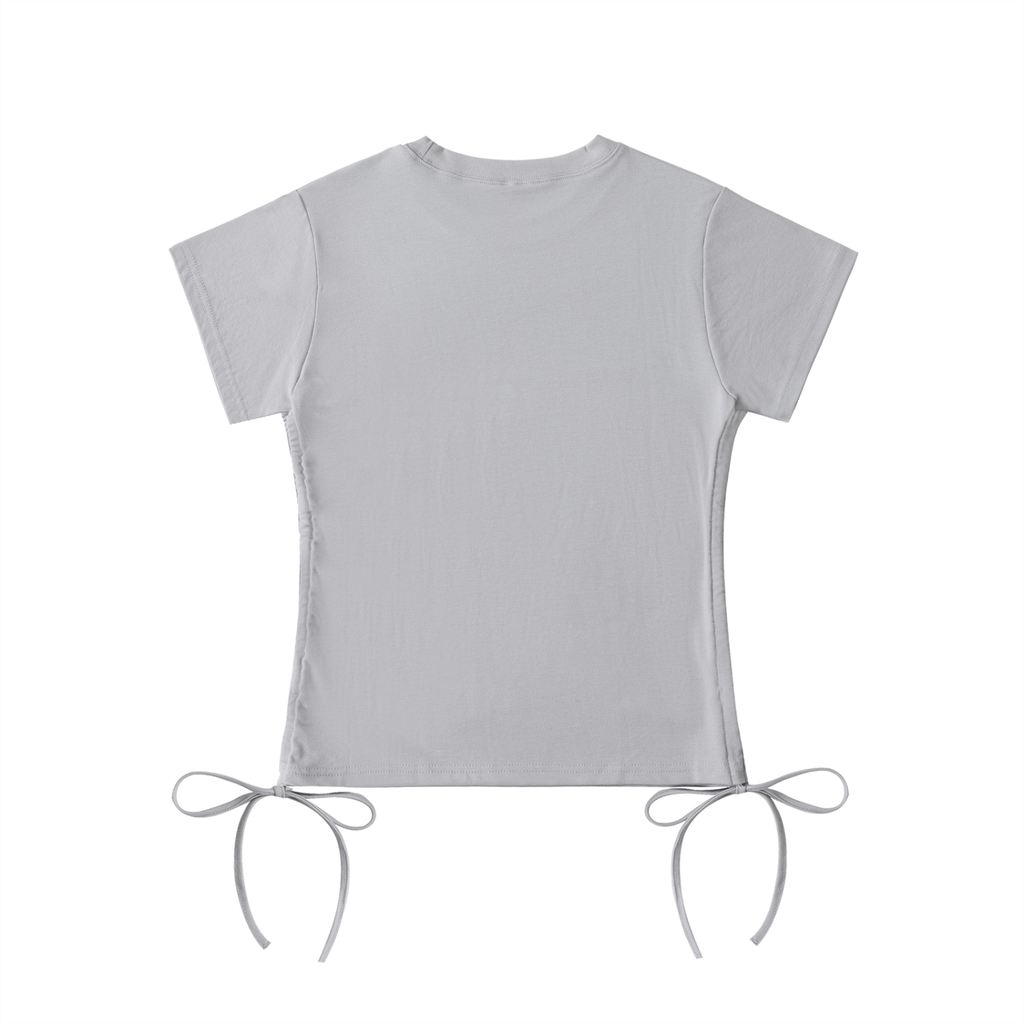 Stilled Waves Elegant Drawstring Top