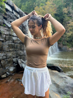 SOS Apparel Ruched Athletic Top