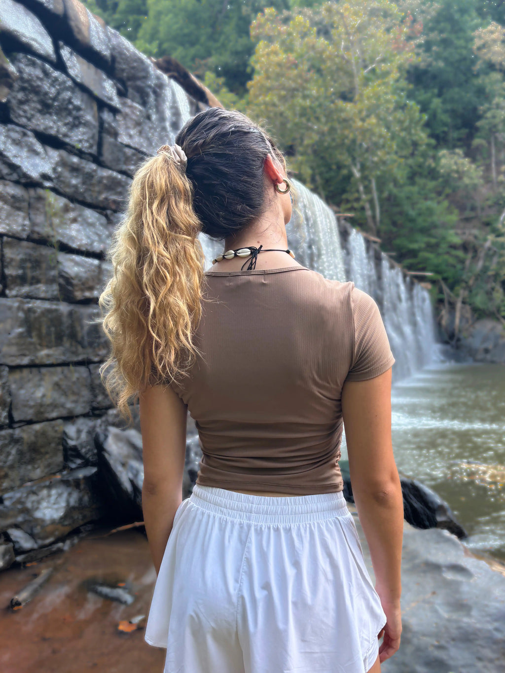 SOS Apparel Ruched Athletic Top