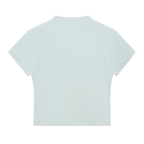 Stilled Wave Slim-Fit Mock Neck Top