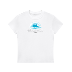 The Wave Slim-Fit Women's Crewneck Tee
