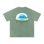 Wave Washed Out Oversized Tee