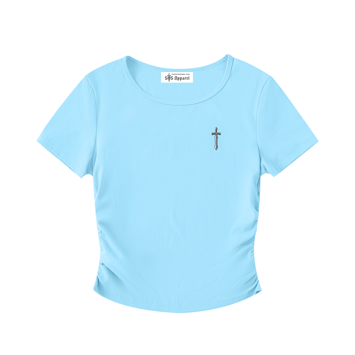 SOS Apparel Ruched Athletic Top