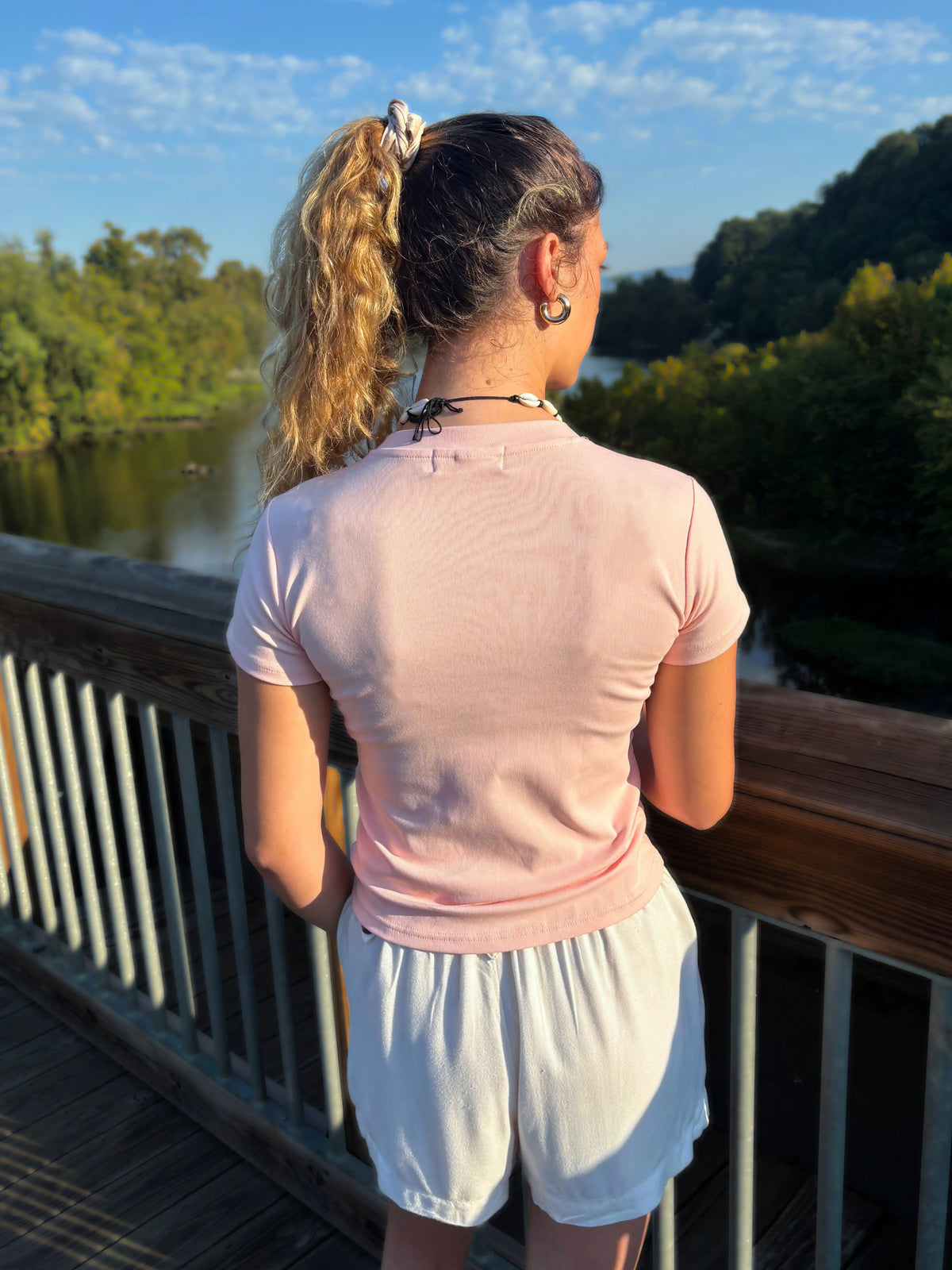 The Wave Slim-Fit Women's Crewneck Tee