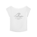 Stilled Waves Slim-Fit Wide Neck Top