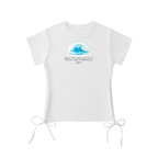 The Wave Elegant Drawstring Top