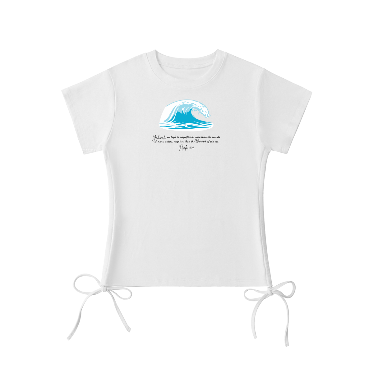 The Wave Elegant Drawstring Top