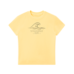 Stilled Wave Slim-Fit Women's Crewneck Tee