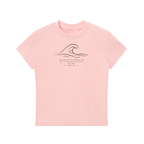 Stilled Wave Slim-Fit Women's Crewneck Tee