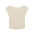 Stilled Waves Slim-Fit Wide Neck Top