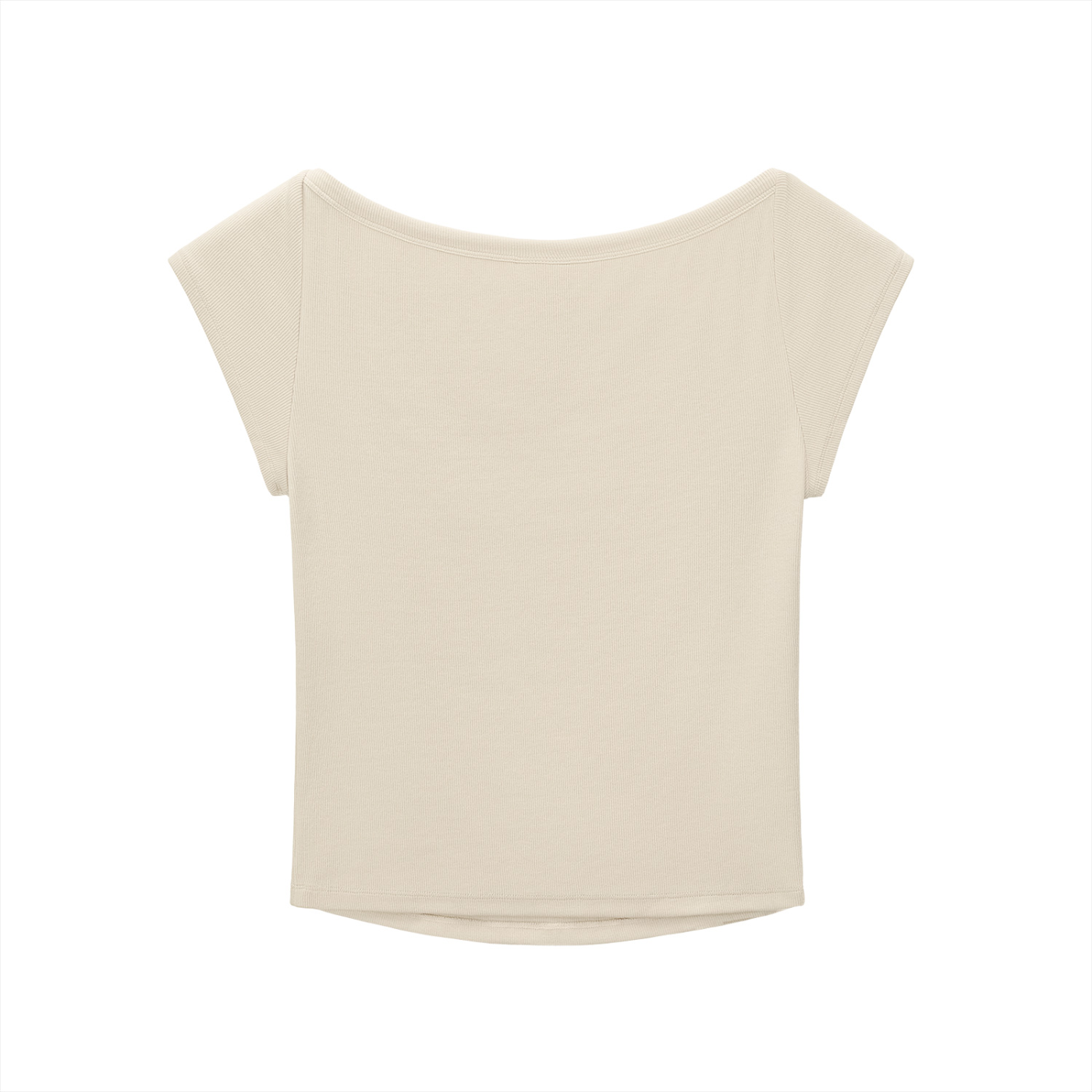Stilled Waves Slim-Fit Wide Neck Top