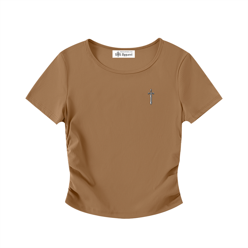 SOS Apparel Ruched Athletic Top
