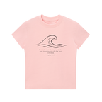 Stilled Waves Slim-Fit Women's Crewneck Tee