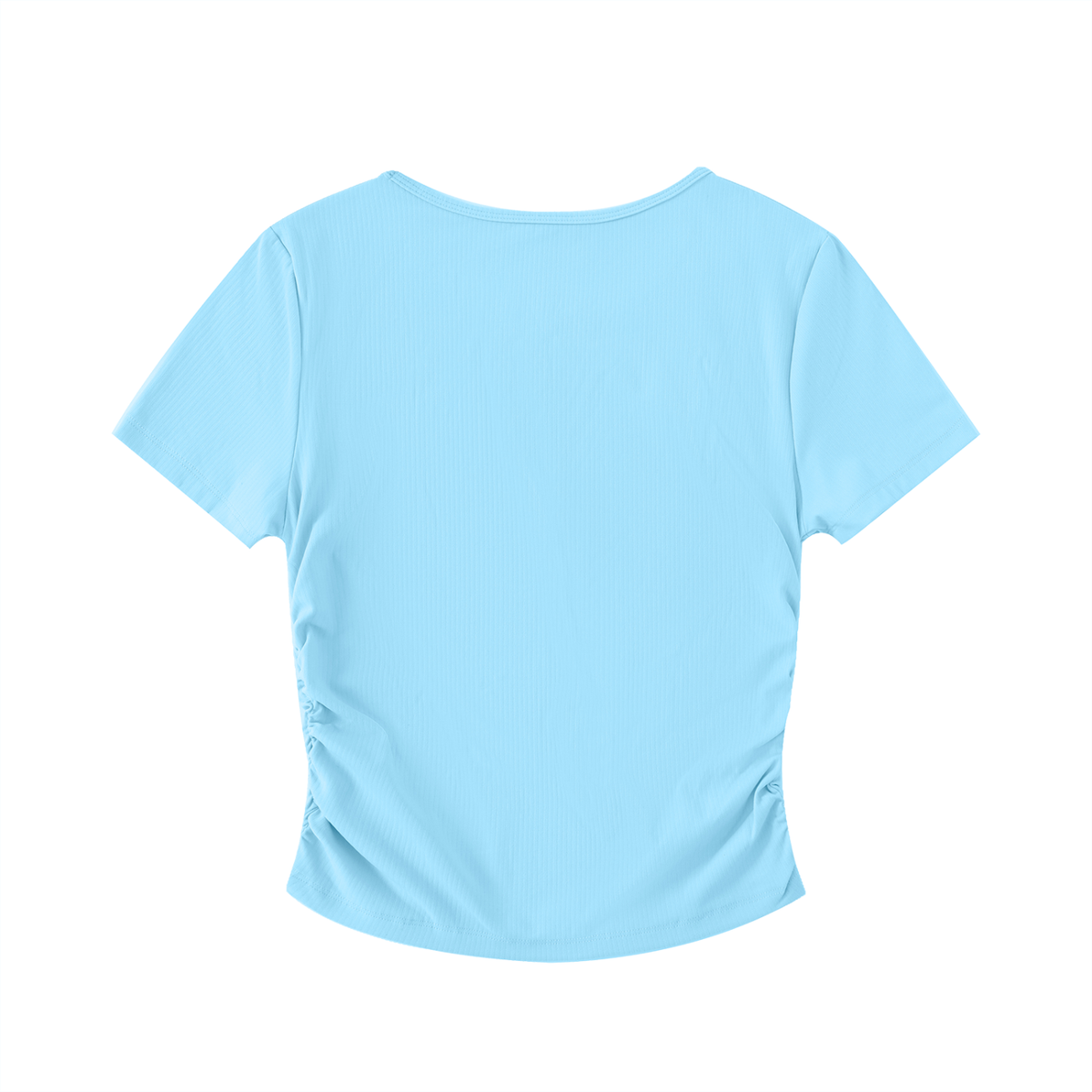 Stilled Wave Ruched Athletic Top