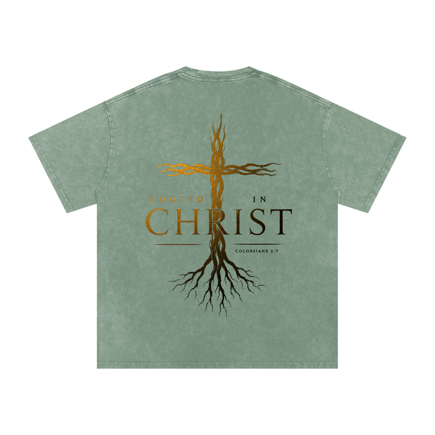 Root Cross Washed Out Oversized Tee