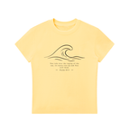 Stilled Waves Slim-Fit Women's Crewneck Tee