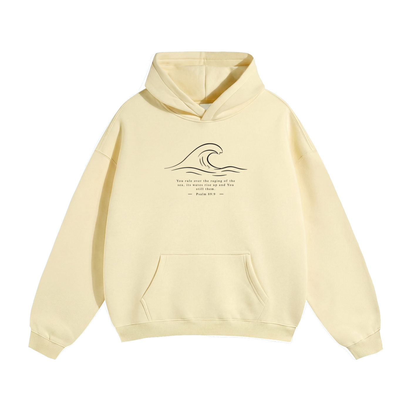 Stilled Wave Premium Oversized Hoodie