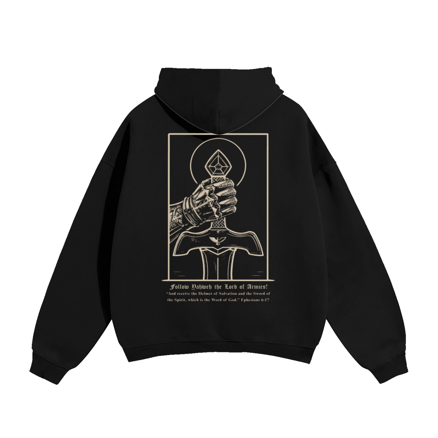 Receive the Sword of God Premium Oversized Hoodie