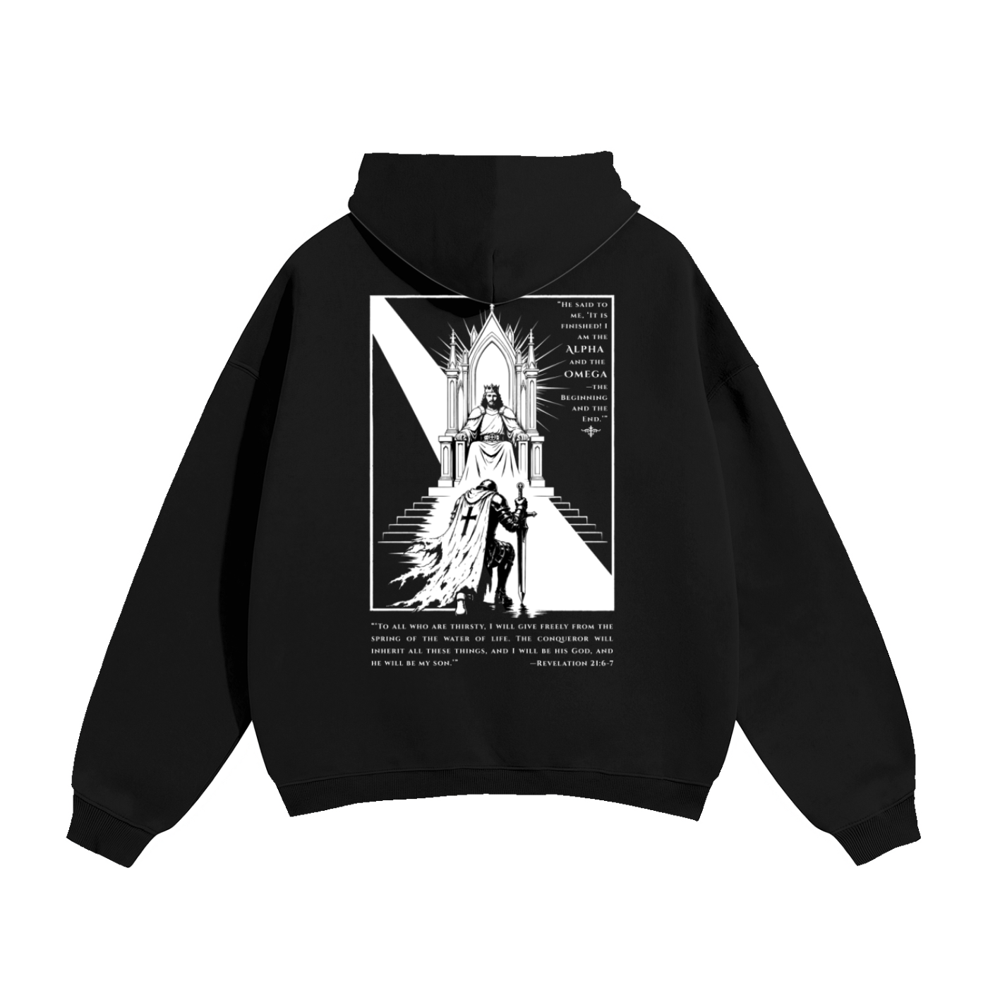 The Great White Throne Premium Oversized Hoodie