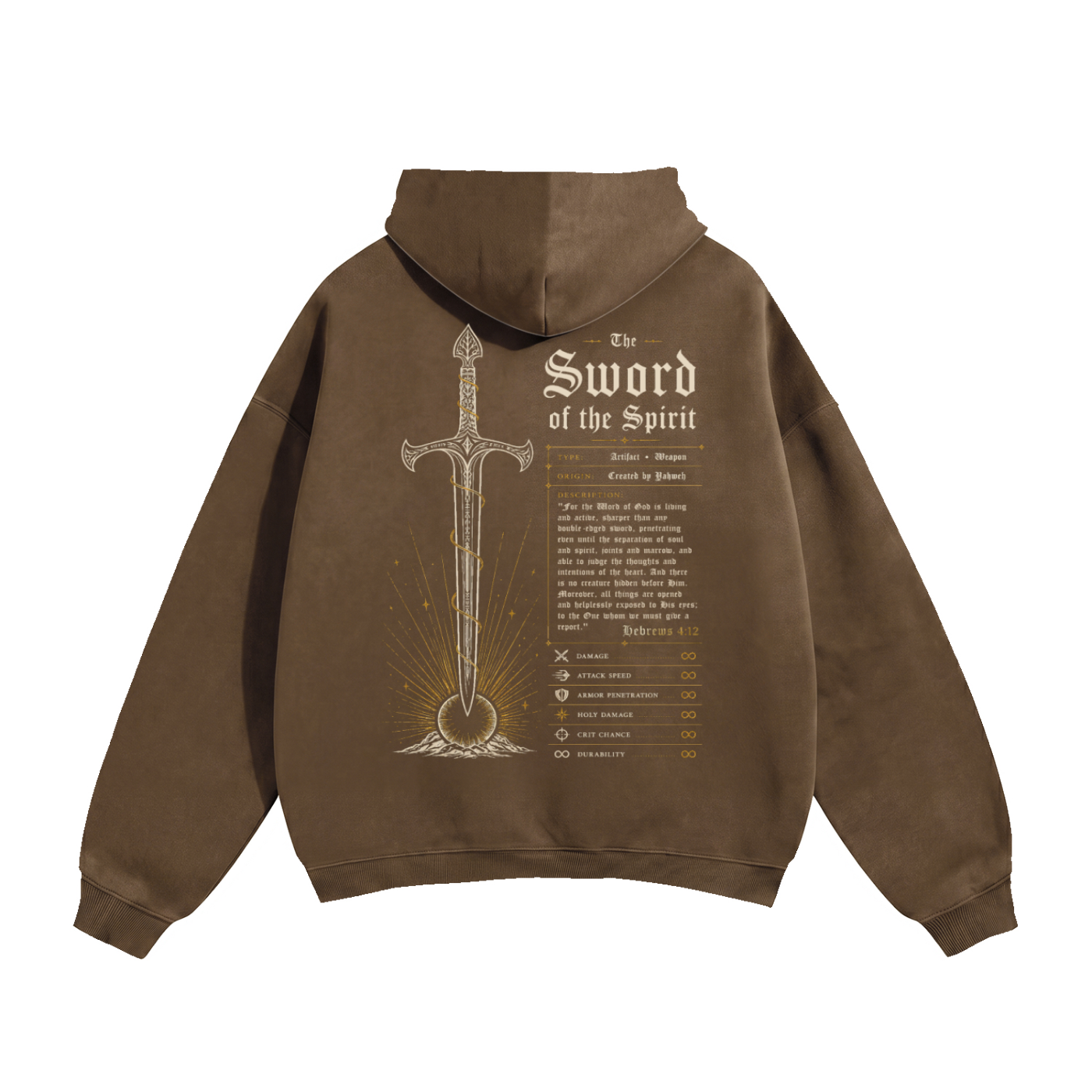 Sword of the Spirit Artifact Premium Oversized Hoodie