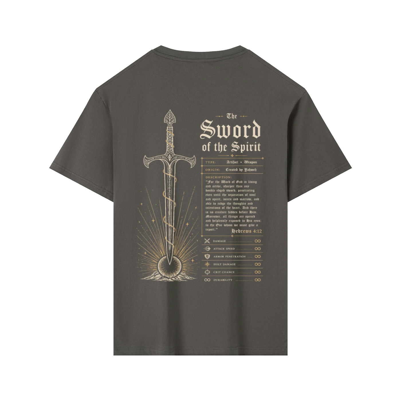 Sword of the Spirit Artifact  Premium Cotton Tee