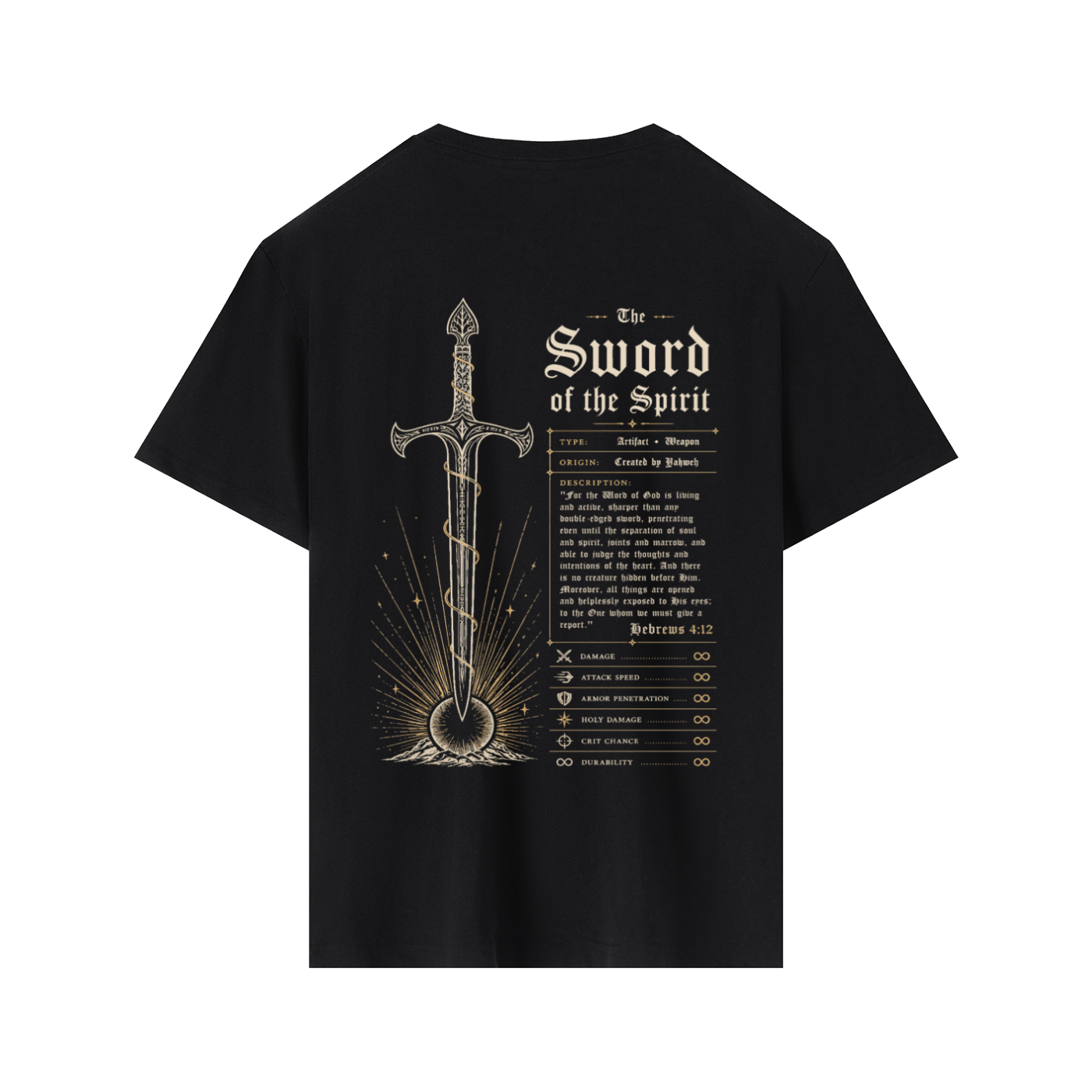 Sword of the Spirit Artifact  Premium Cotton Tee
