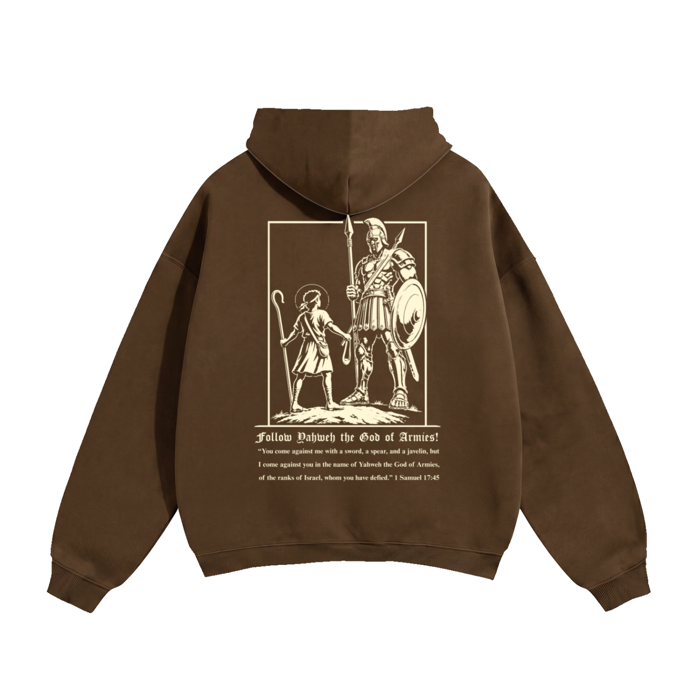 David vs Goliath Premium Oversized Hoodie