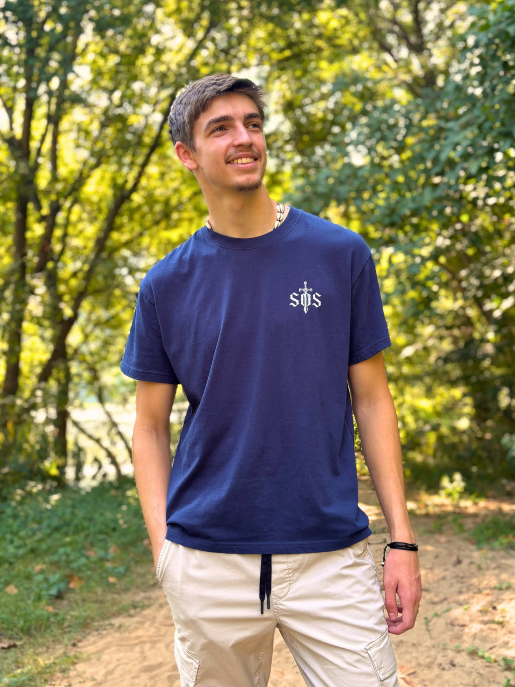 Sword in the Sand Cotton Tee