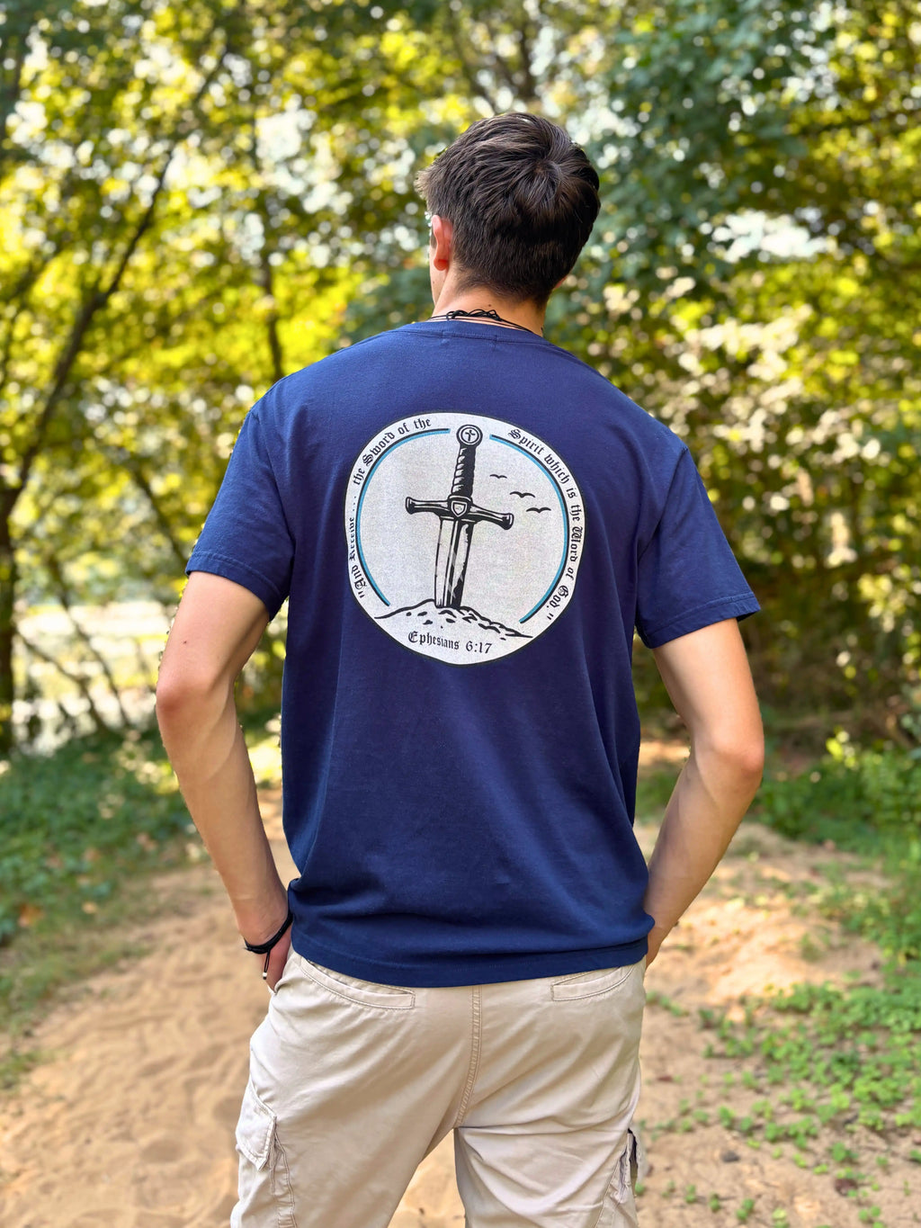 Sword in the Sand Cotton Tee