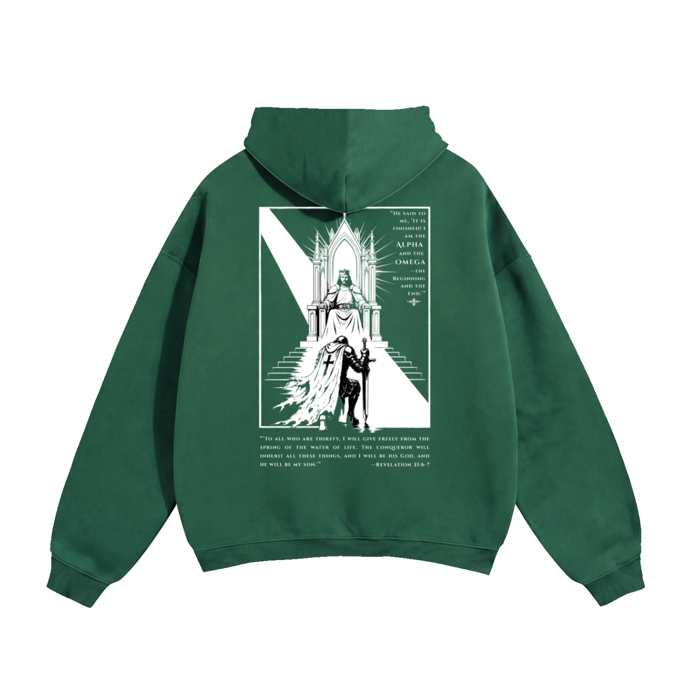 The Great White Throne Premium Oversized Hoodie