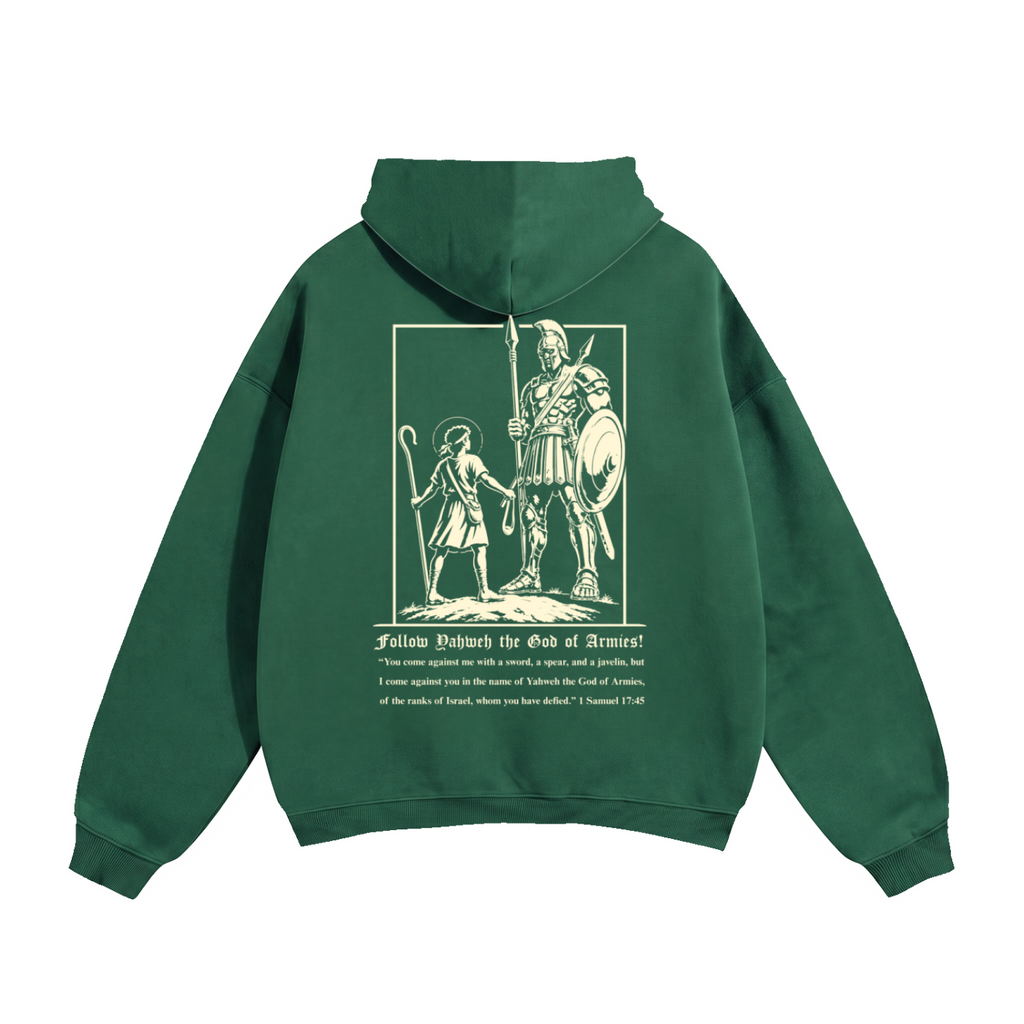 David vs Goliath Oversized Fleece Hoodie