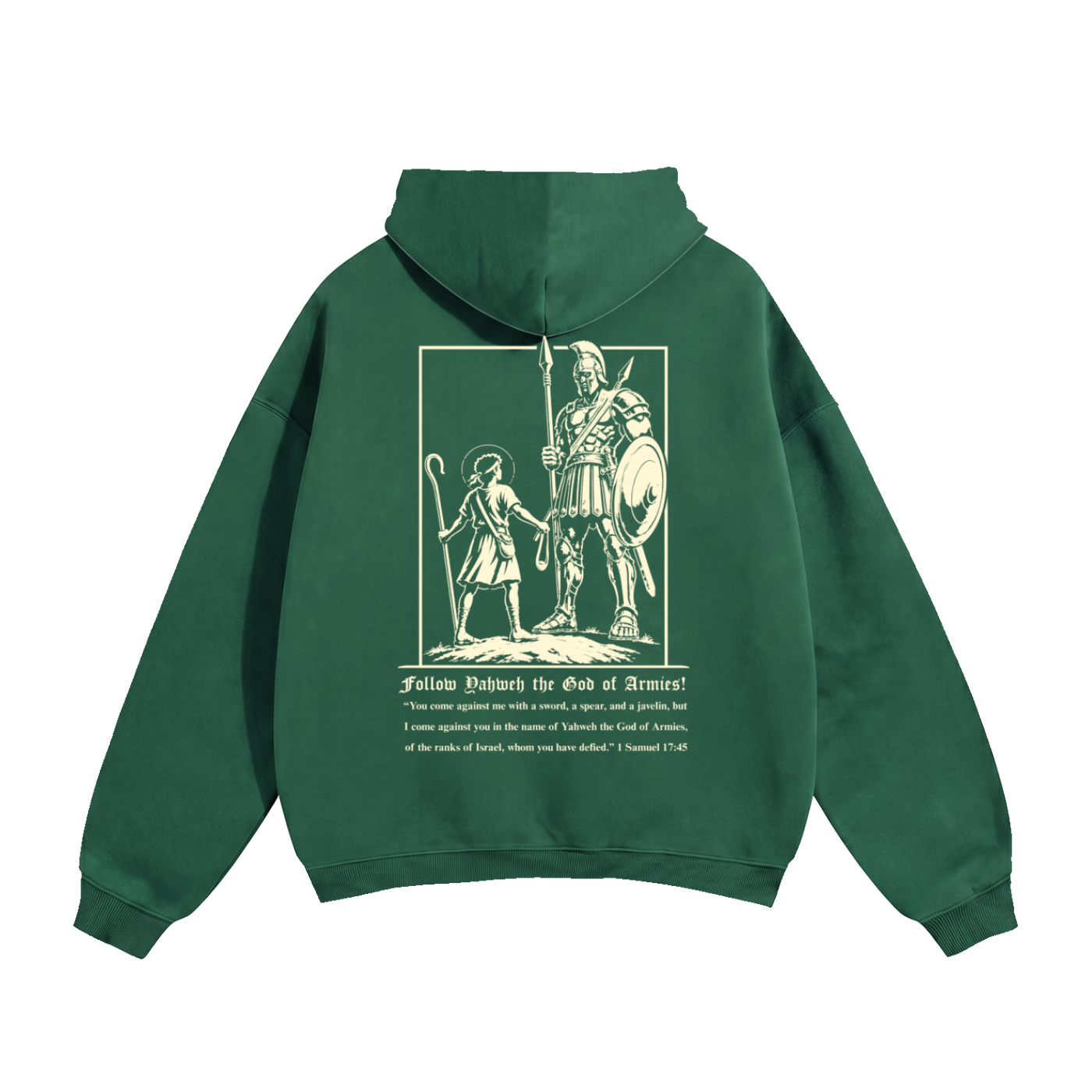 David vs Goliath Premium Oversized Hoodie