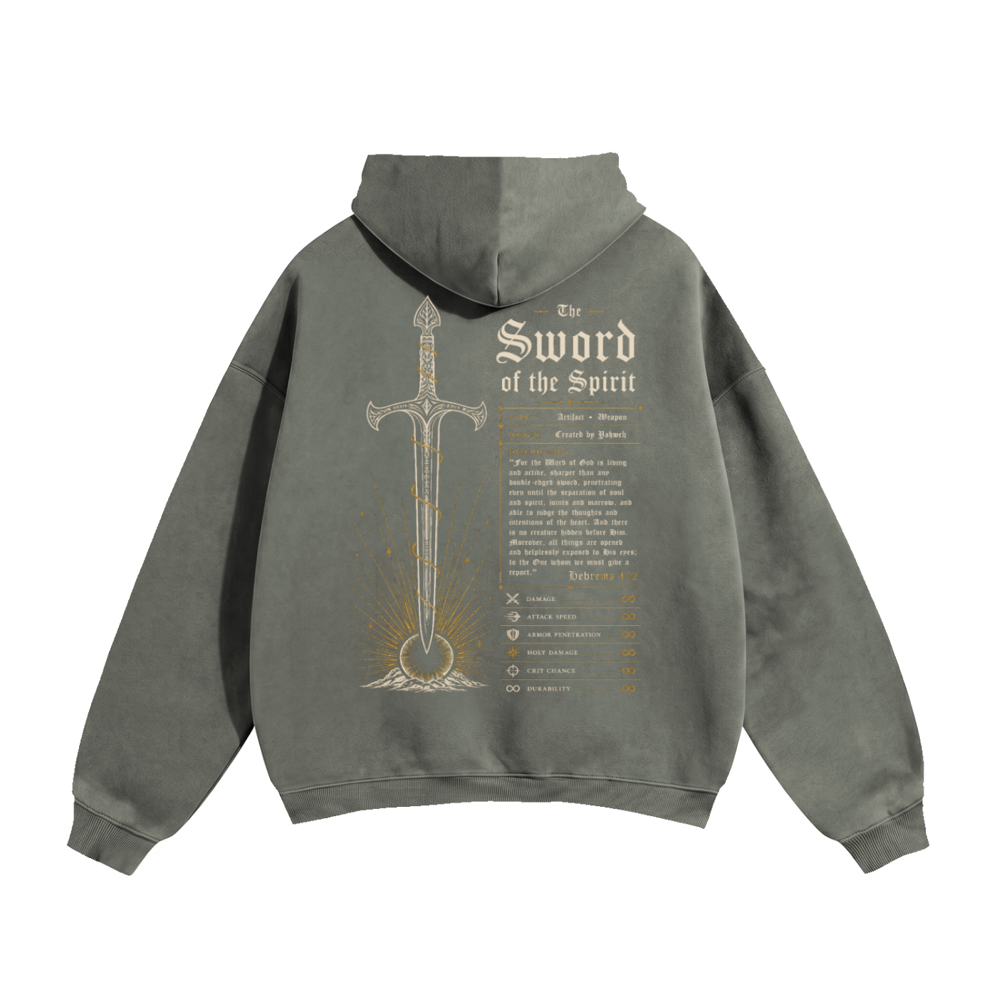 Sword of the Spirit Artifact Premium Oversized Hoodie