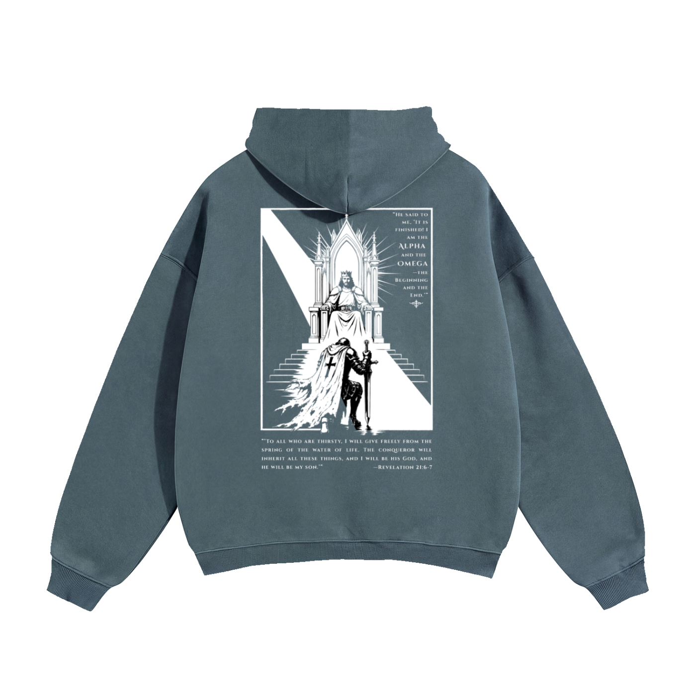 The Great White Throne Premium Oversized Hoodie
