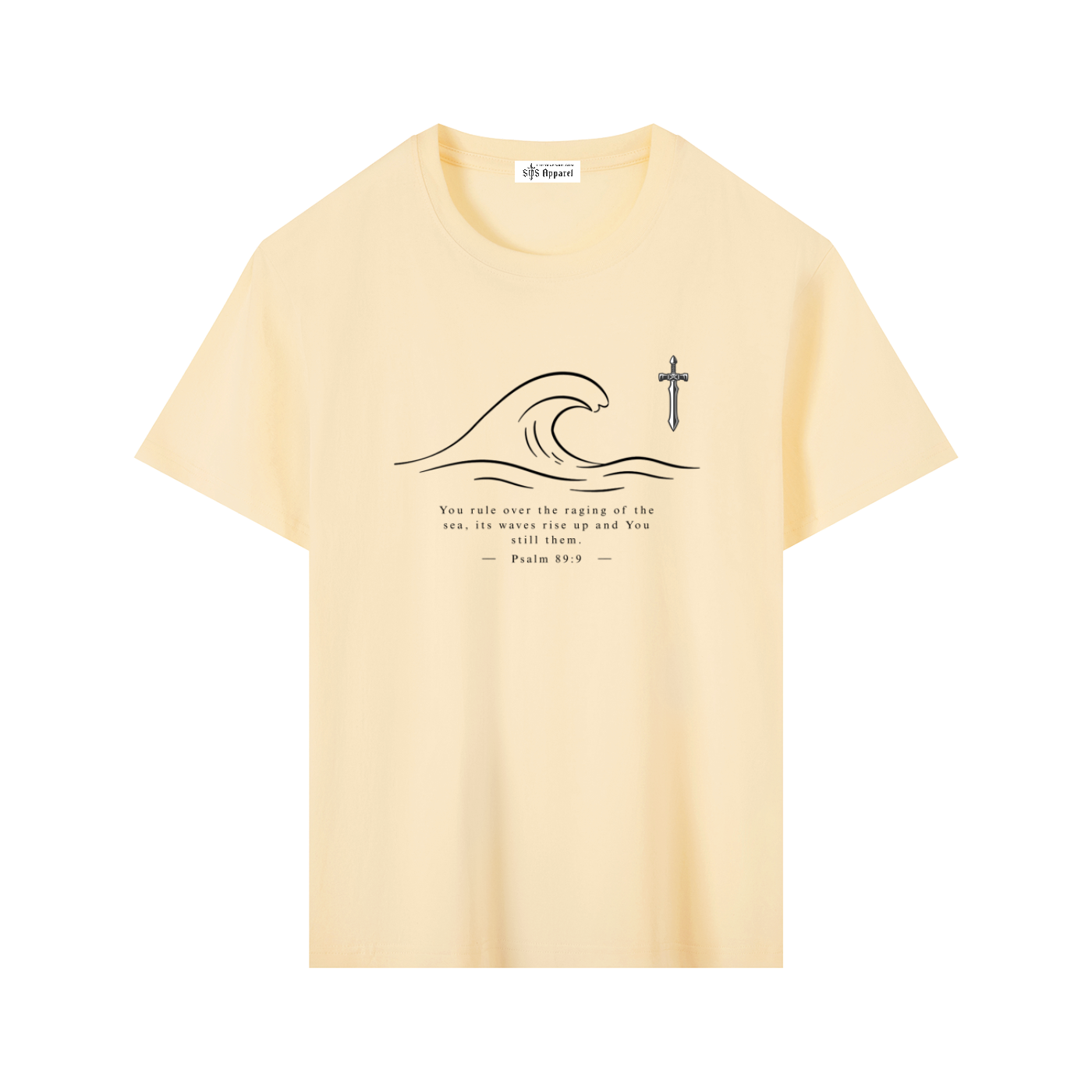 Stilled Waves Premium Cotton Tee