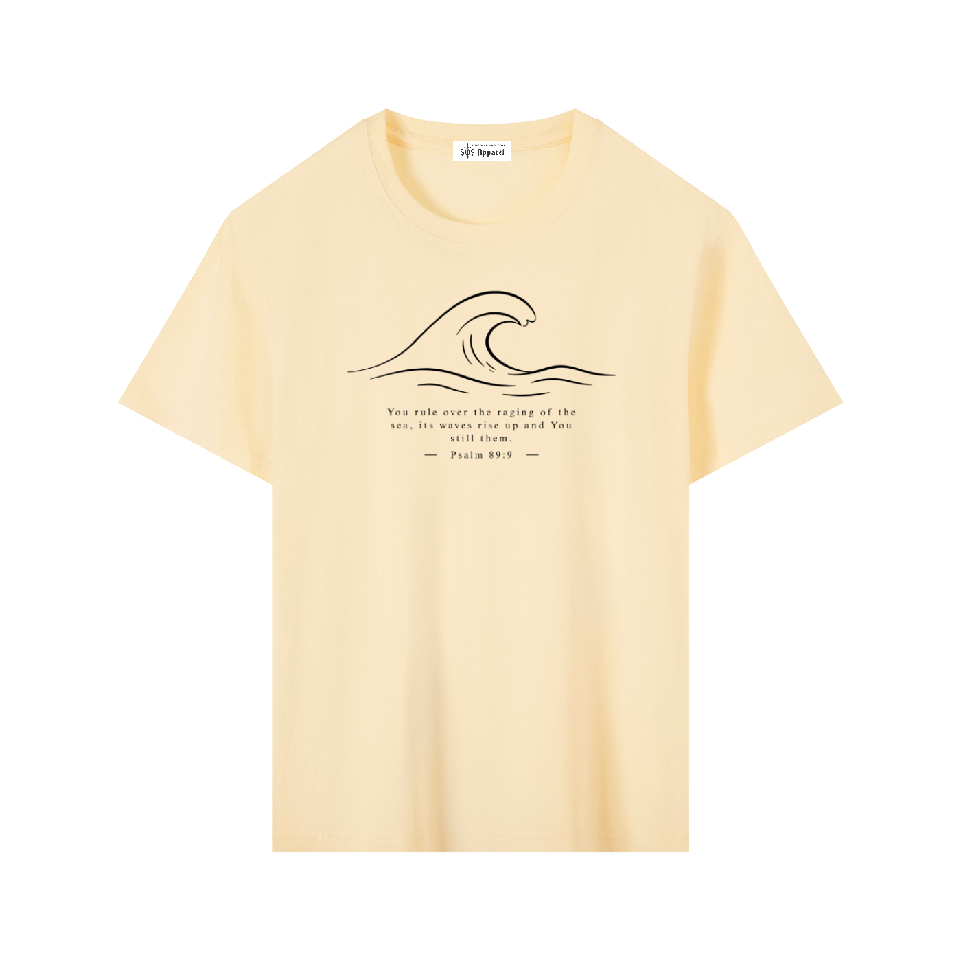 Stilled Waves Premium Cotton Tee