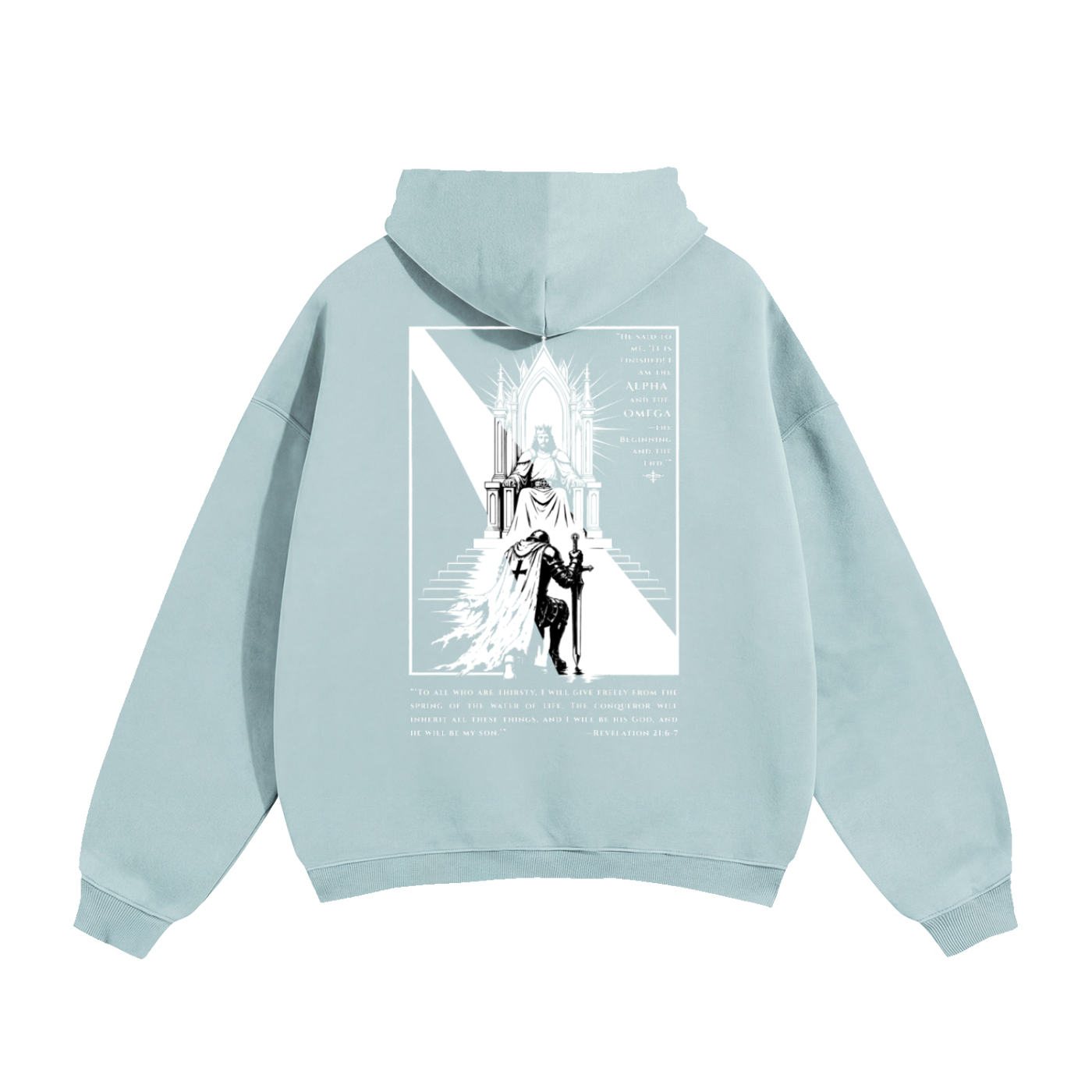 The Great White Throne Premium Oversized Hoodie
