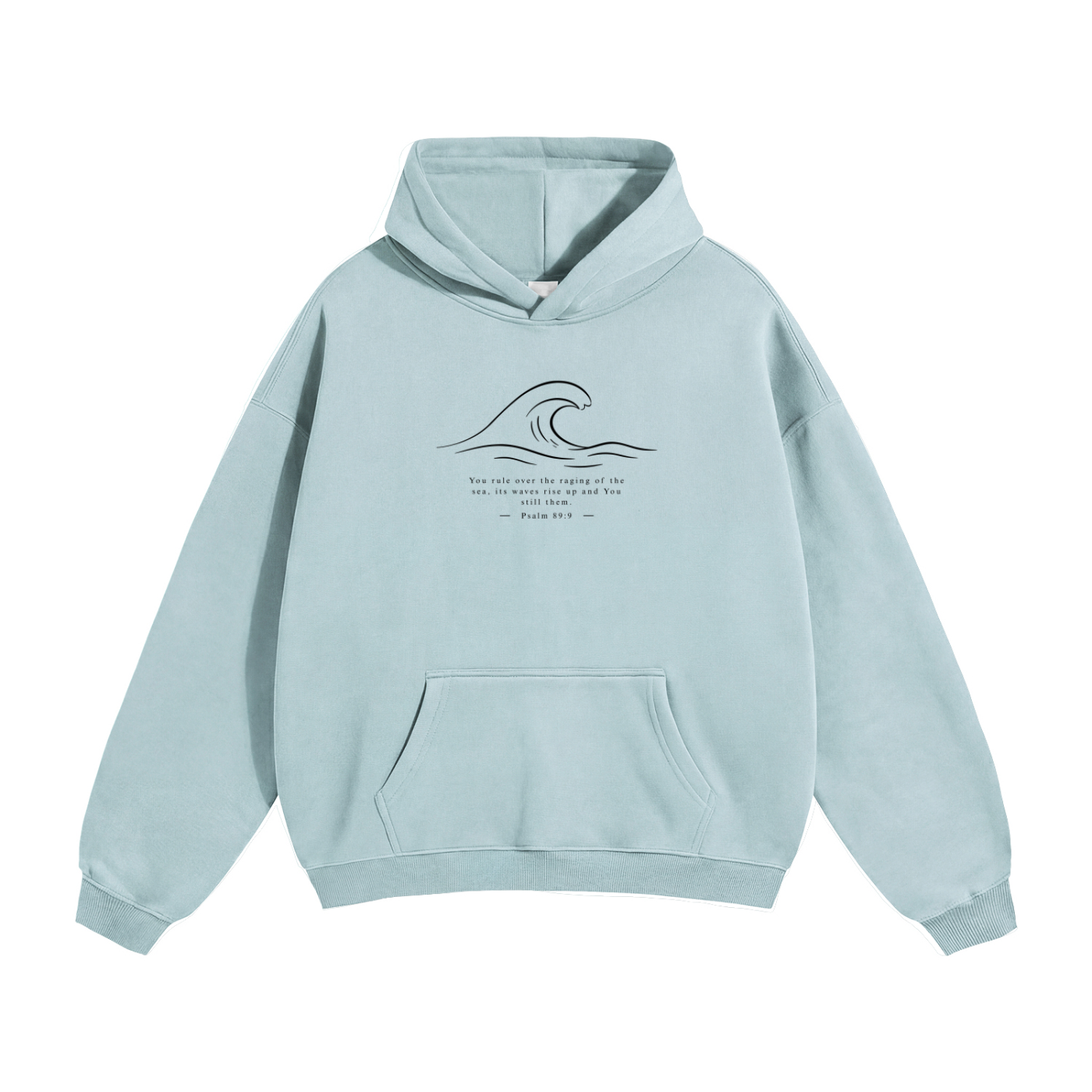 Stilled Wave Premium Oversized Hoodie