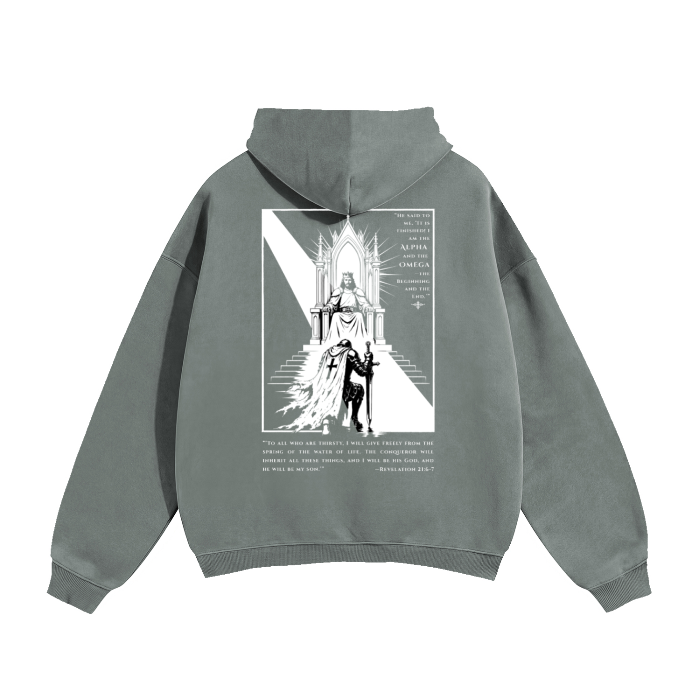 The Great White Throne Premium Oversized Hoodie