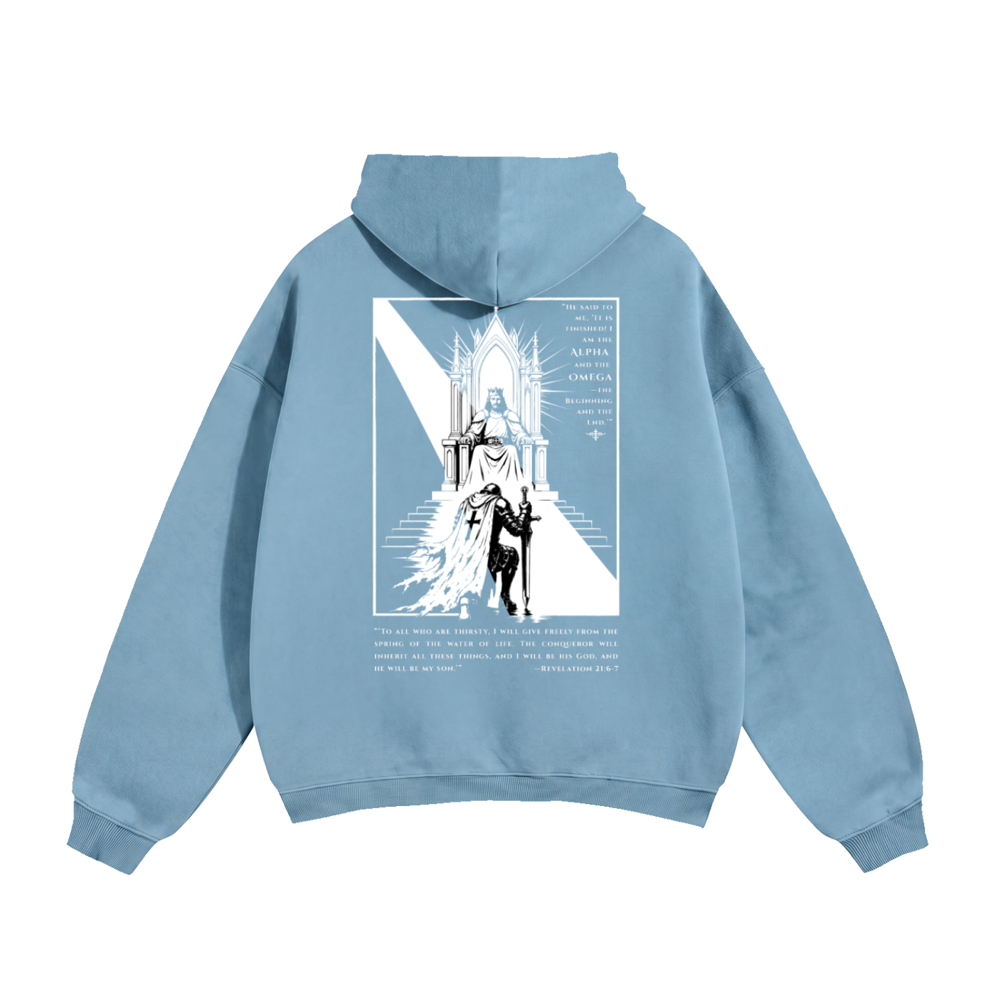 The Great White Throne Premium Oversized Hoodie