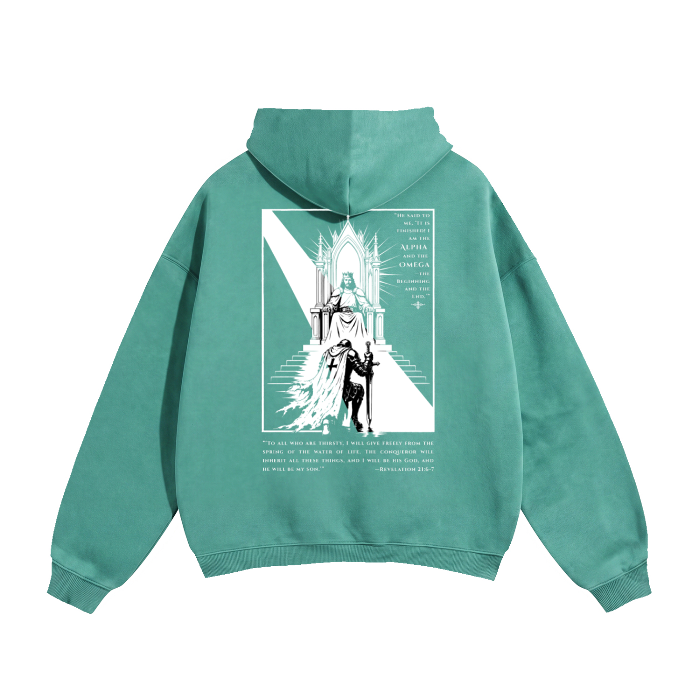 The Great White Throne Premium Oversized Hoodie