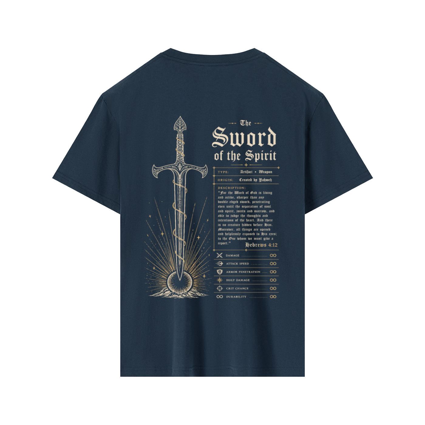Sword of the Spirit Artifact  Premium Cotton Tee